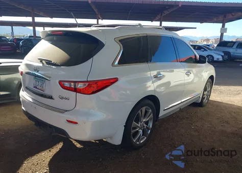2014 Infiniti Qx60 из США, поврежденный, VIN 5N1AL0MM3EC504942